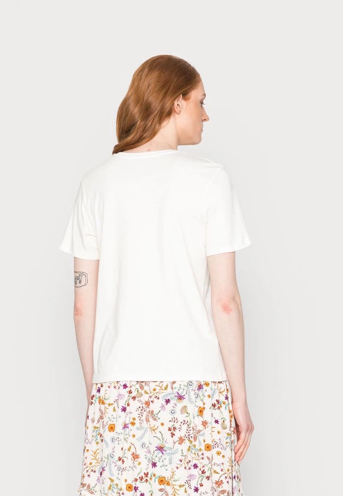 T-Shirt ANNA FIELD Anna Field Print T-shirt Blanche Femme | VFU-8090243